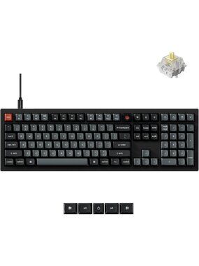 Full Size Wired Mechanical Keyboard - 8000Hz, RGB Backlit, Hot-Swappable